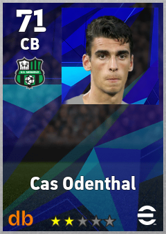 Cas Odenthal — CB, OVR 71, MAX 71