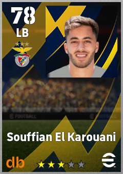 Souffian El Karouani — LB, OVR 78, MAX 78