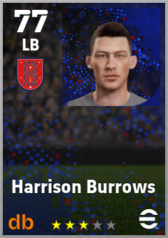 Harrison Burrows eFootball player card