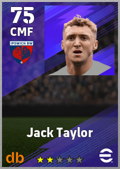 Jack Taylor — CMF, OVR 75, MAX 75