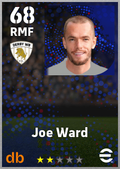 Joe Ward — RMF, OVR 68, MAX 68