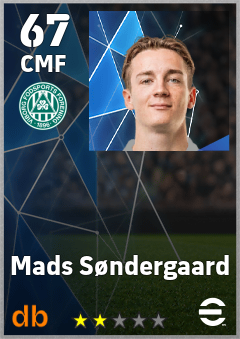 Mads Søndergaard eFootball player card