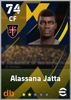 Alassana Jatta — CF, OVR 74, MAX 74