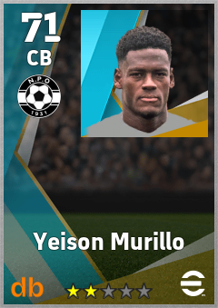 Yeison Murillo eFootball player card