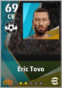 Eric Tovo — CB, OVR 69, MAX 69
