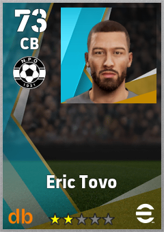 Eric Tovo — CB, OVR 73, MAX 73