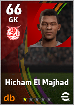 Hicham El Majhad — GK, OVR 66, MAX 66