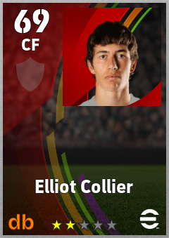 Elliot Collier eFootball player card