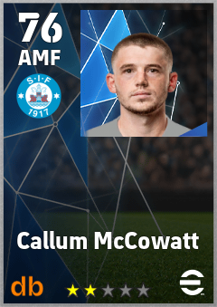 Callum McCowatt — AMF, OVR 76, MAX 76