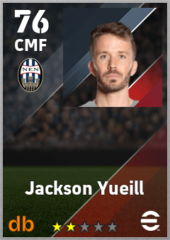 Jackson Yueill — CMF, OVR 76, MAX 76