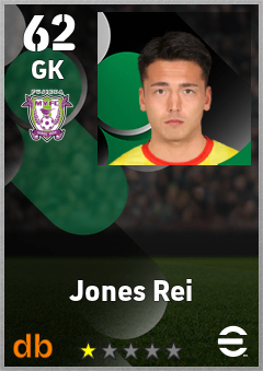 Jones Rei — GK, OVR 62, MAX 62