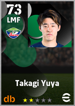 Takagi Yuya — LMF, OVR 73, MAX 73