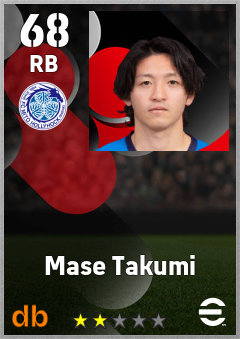 Mase Takumi — RB, OVR 68, MAX 68