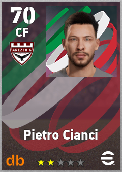 Pietro Cianci — CF, OVR 70, MAX 70