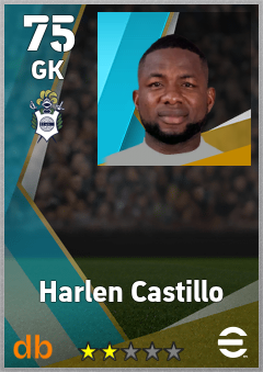 Harlen Castillo — GK, OVR 75, MAX 75