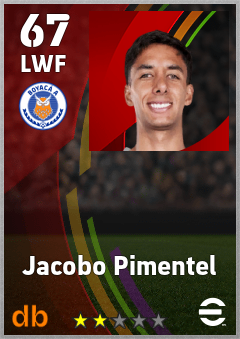 Jacobo Pimentel — LWF, OVR 67, MAX 67