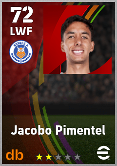 Jacobo Pimentel — LWF, OVR 72, MAX 72