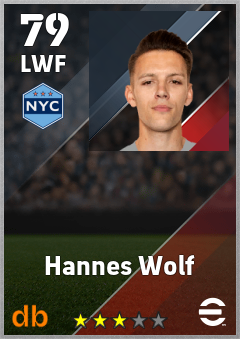 Hannes Wolf — LWF, OVR 79, MAX 79