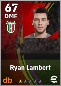 Ryan Lambert — DMF, OVR 67, MAX 67