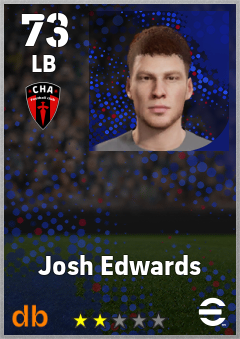 Josh Edwards — LB, OVR 73, MAX 73