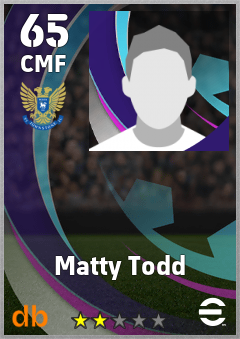 Matty Todd — CMF, OVR 65, MAX 65