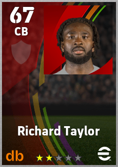 Richard Taylor eFootball player card
