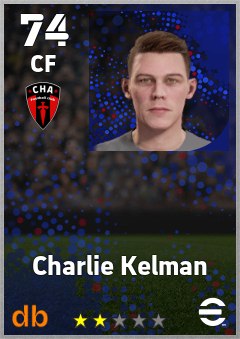 Charlie Kelman — CF, OVR 74, MAX 74