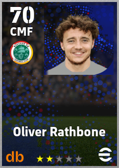 Oliver Rathbone — CMF, OVR 70, MAX 70