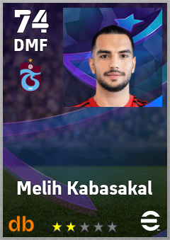 Melih Kabasakal — DMF, OVR 74, MAX 74