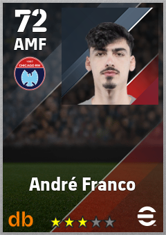 André Franco — AMF, OVR 72, MAX 72