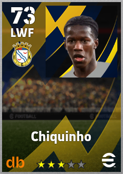 Chiquinho — LWF, OVR 73, MAX 73