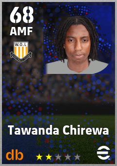 Tawanda Chirewa eFootball player card
