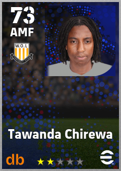 Tawanda Chirewa — AMF, OVR 73, MAX 73