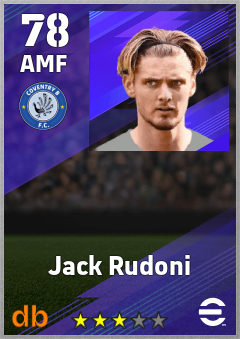 Jack Rudoni — AMF, OVR 78, MAX 78