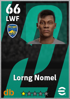 Lorng Nomel — LWF, OVR 66, MAX 66