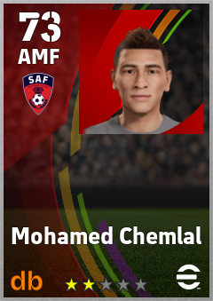 Mohamed Chemlal — AMF, OVR 73, MAX 73