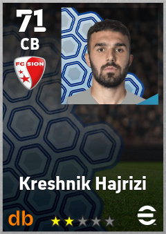 Kreshnik Hajrizi eFootball player card