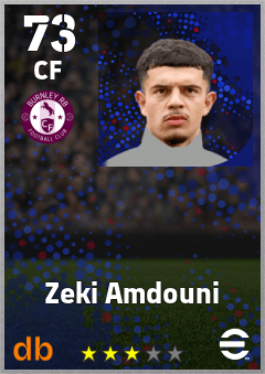 Zeki Amdouni eFootball player card