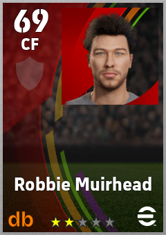 Robbie Muirhead eFootball player card