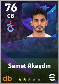 Samet Akaydın — CB, OVR 76, MAX 76