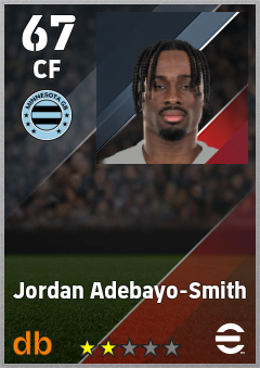 Jordan Adebayo-Smith — CF, OVR 67, MAX 67