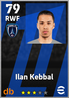 Ilan Kebbal — RWF, OVR 79, MAX 79