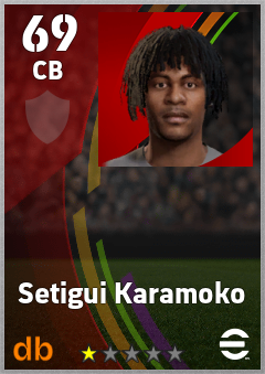 Setigui Karamoko — CB, OVR 69, MAX 69