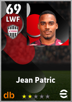 Jean Patric eFootball player card