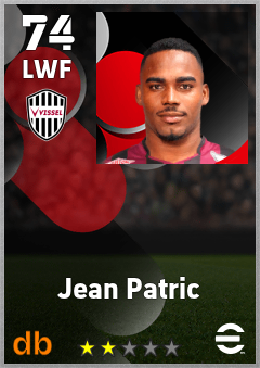 Jean Patric eFootball player card