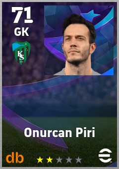 Onurcan Piri — GK, OVR 71, MAX 71