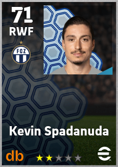 Kevin Spadanuda — RWF, OVR 71, MAX 71
