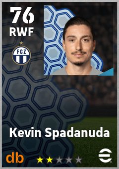 Kevin Spadanuda — RWF, OVR 76, MAX 76