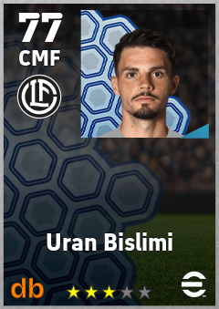 Uran Bislimi — CMF, OVR 77, MAX 77