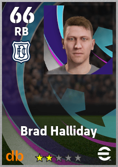 Brad Halliday — RB, OVR 66, MAX 66